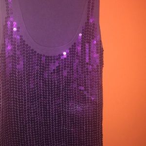 Sequin tank top